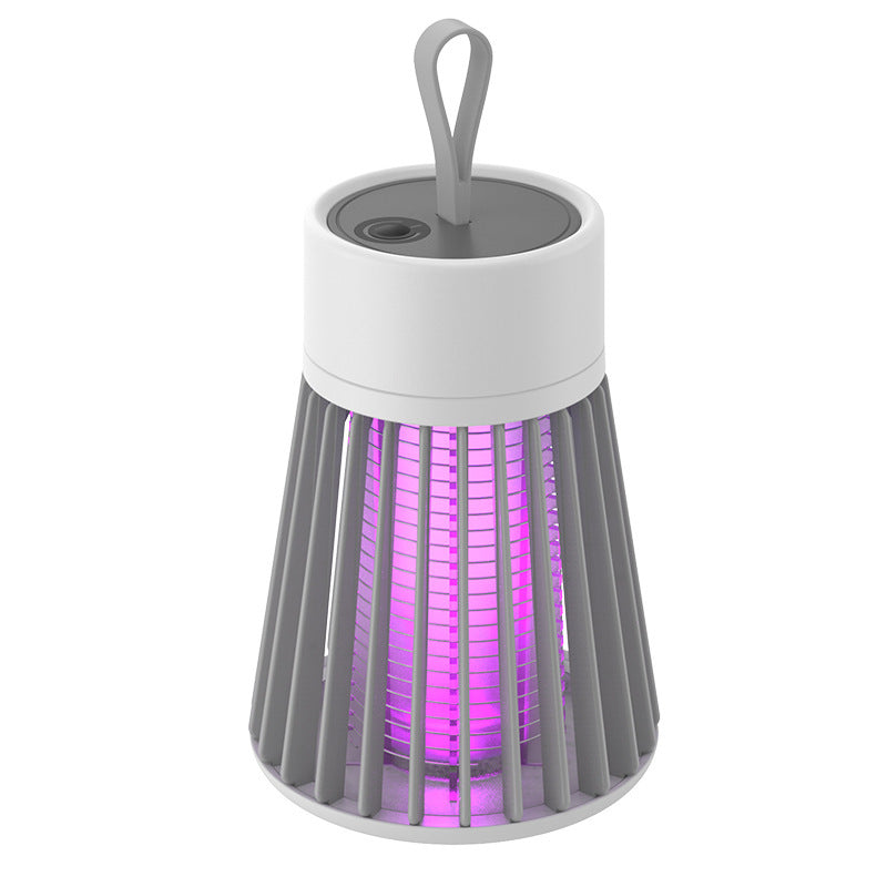 Mosquito eléctrico físico, luz violeta, trampa para mosquitos, portátil, para exteriores, dormitorio, recargable por USB