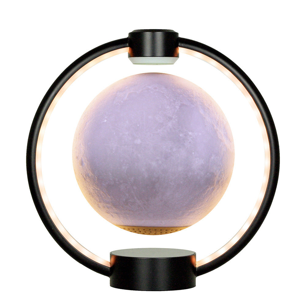 Luz de luna Maglev con Bluetooth, estéreo 3D, bricolaje, colorido y brillante