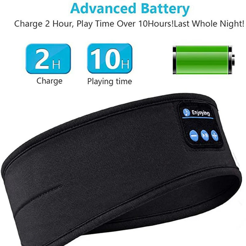 Auriculares inalámbricos Bluetooth originales, diadema deportiva para dormir, antifaz para los ojos, auriculares Bluetooth Air Pro, auriculares inalámbricos.