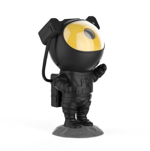 Proyector de cielo estrellado con galaxia y astronauta creativo, luz nocturna USB, lámpara de mesa para dormitorio