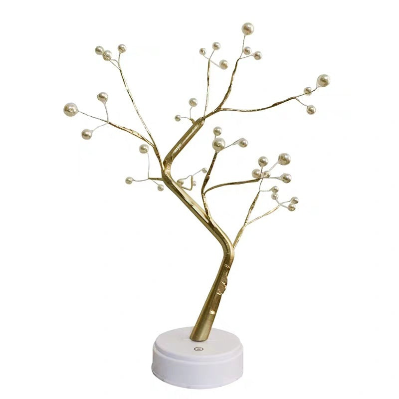 Lámpara LED de alambre de cobre para dormitorio