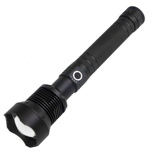 Linterna LED USB potente XHP70.2