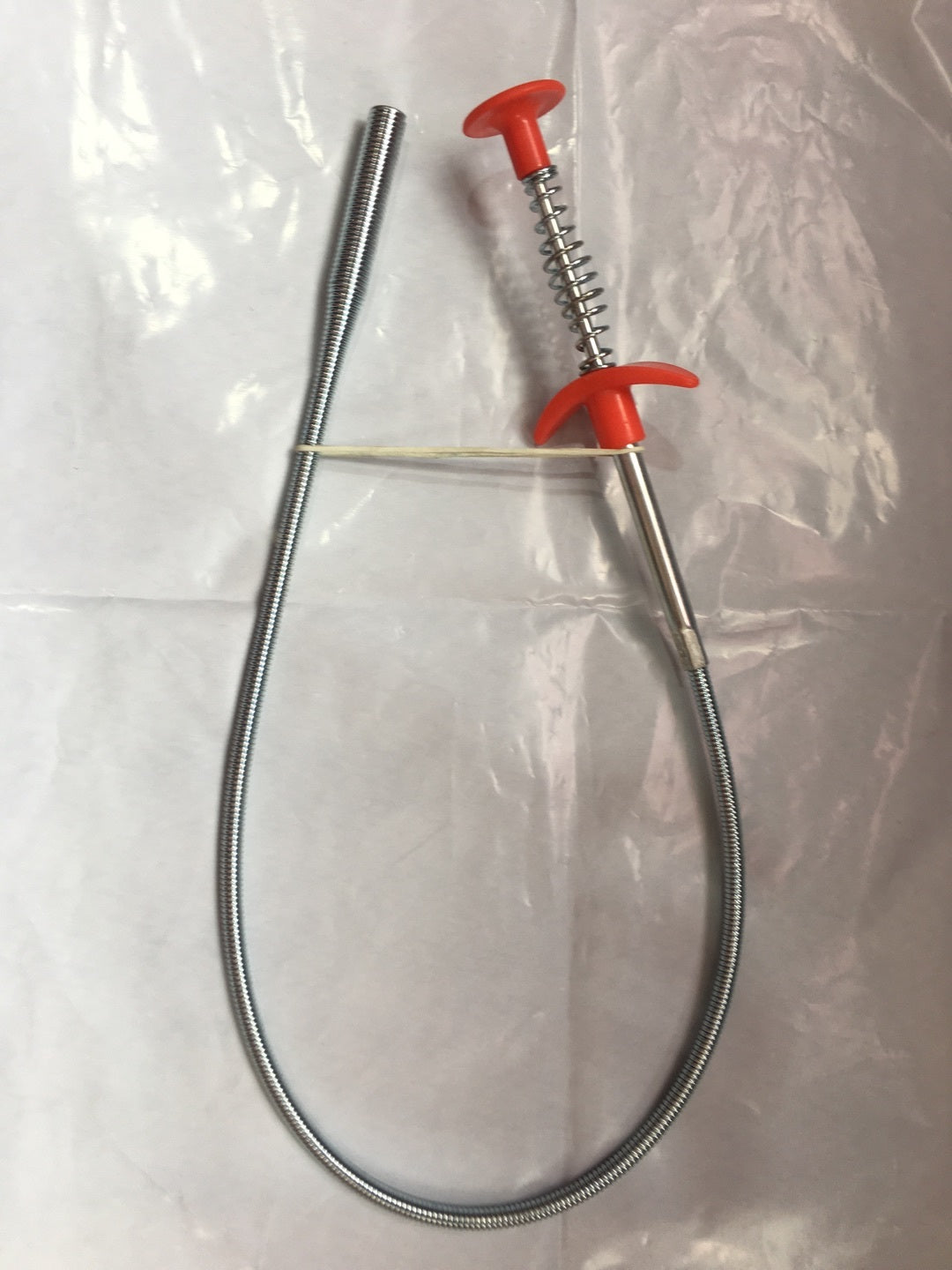 Draga de alcantarillado de 60 cm, herramienta de dragado de tuberías con resorte, aparatos de cocina.
