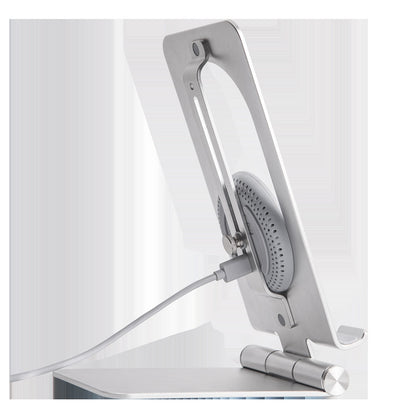 Receptor de carga inalámbrica, soporte de carga rápida, soporte portátil plegable