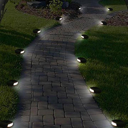 Lámpara solar impermeable para exteriores, adoquín decorativo para jardín.