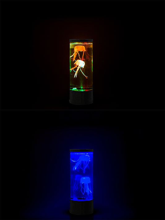 Lámpara LED de medusas para acuario, luz nocturna, alimentada por USB