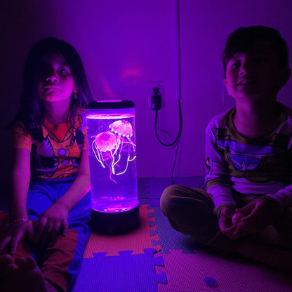 Lámpara LED de medusas para acuario, luz nocturna, alimentada por USB
