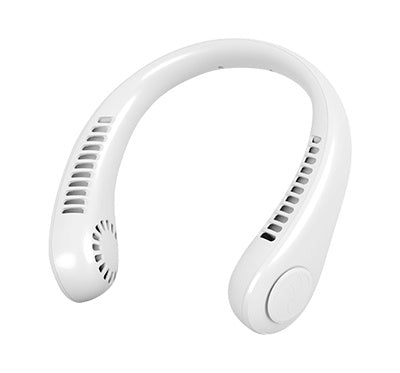 Ventilador de cuello colgante ventilador portátil de refrigeración USB sin hojas 360 grados de banda para el cuello 78 salidas de aire envolvente 4000Mah recargable