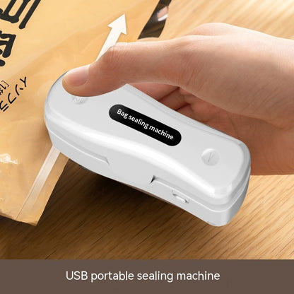 Mini máquina selladora recargable USB pequeña, aparatos portátiles de cocina