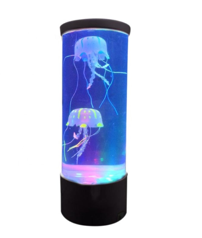 Lámpara LED de medusas para acuario, luz nocturna, alimentada por USB
