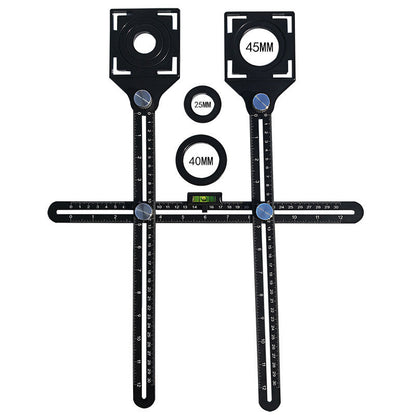 Ceramic tile opening locator
