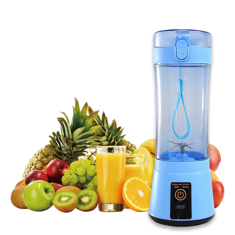 Exprimidor de frutas eléctrico portátil inalámbrico, recargable por USB, minilicuadora multifunción para batidos de verano, suministros de cocina