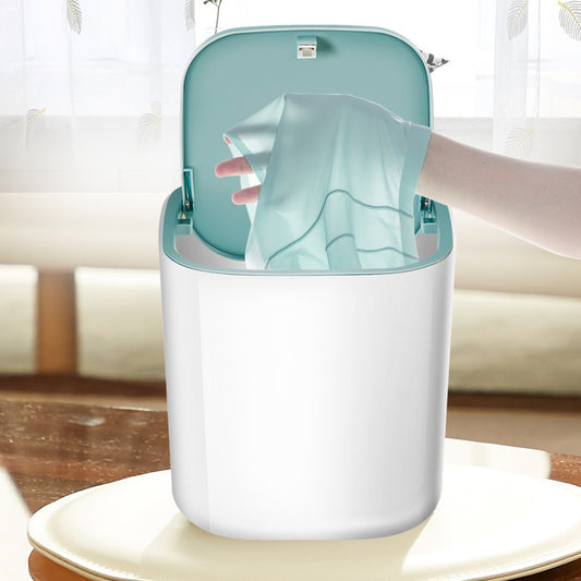 Lavadora de ropa interior y calcetines con cubo pequeño para el hogar, minilavadora de mesa turbo para dormitorios de estudiantes