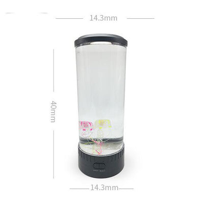 Lámpara LED de medusas para acuario, luz nocturna, alimentada por USB