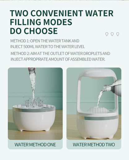 Humidificador antigravedad con reflujo de gotas de agua, máquina de aromaterapia de gran capacidad para oficina y dormitorio, silencioso, con niebla densa y pulverizador doméstico.
