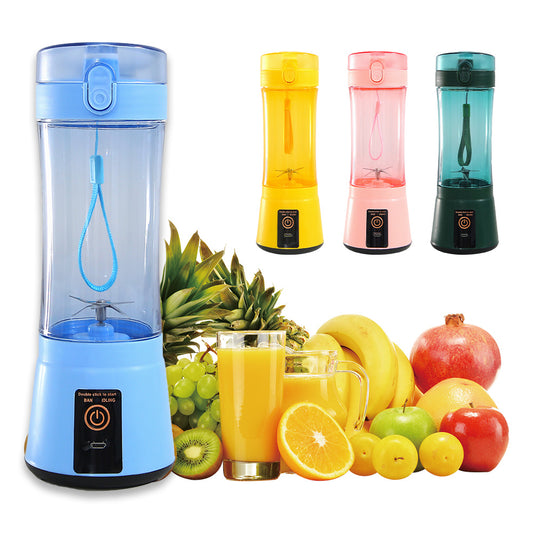 Exprimidor de frutas eléctrico portátil inalámbrico, recargable por USB, minilicuadora multifunción para batidos de verano, suministros de cocina