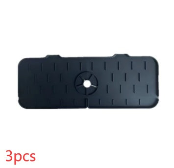 Alfombrilla absorbente de silicona para grifo de cocina, protector contra salpicaduras para fregadero, protector de encimera para baño y cocina.