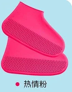 Fundas reutilizables impermeables para zapatos de lluvia, antideslizantes, de goma, antifricción, para caminar al aire libre y accesorios.
