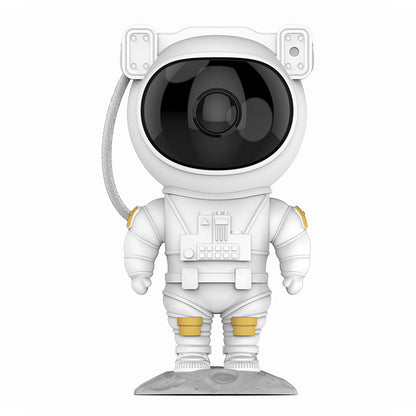 Proyector de cielo estrellado con galaxia y astronauta creativo, luz nocturna USB, lámpara de mesa para dormitorio