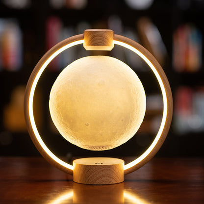 Luz de luna Maglev con Bluetooth, estéreo 3D, bricolaje, colorido y brillante