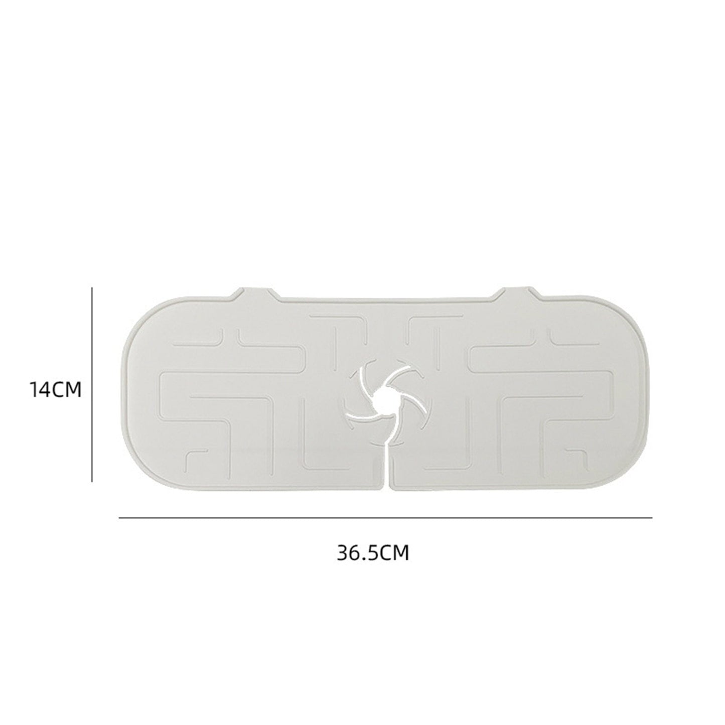 Alfombrilla absorbente de silicona para grifo de cocina, protector contra salpicaduras para fregadero, protector de encimera para baño y cocina.
