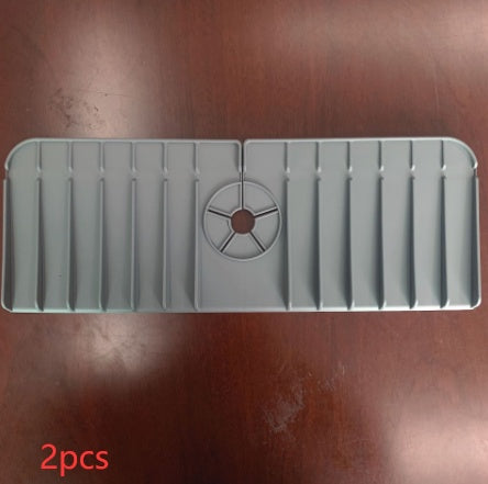 Alfombrilla absorbente de silicona para grifo de cocina, protector contra salpicaduras para fregadero, protector de encimera para baño y cocina.