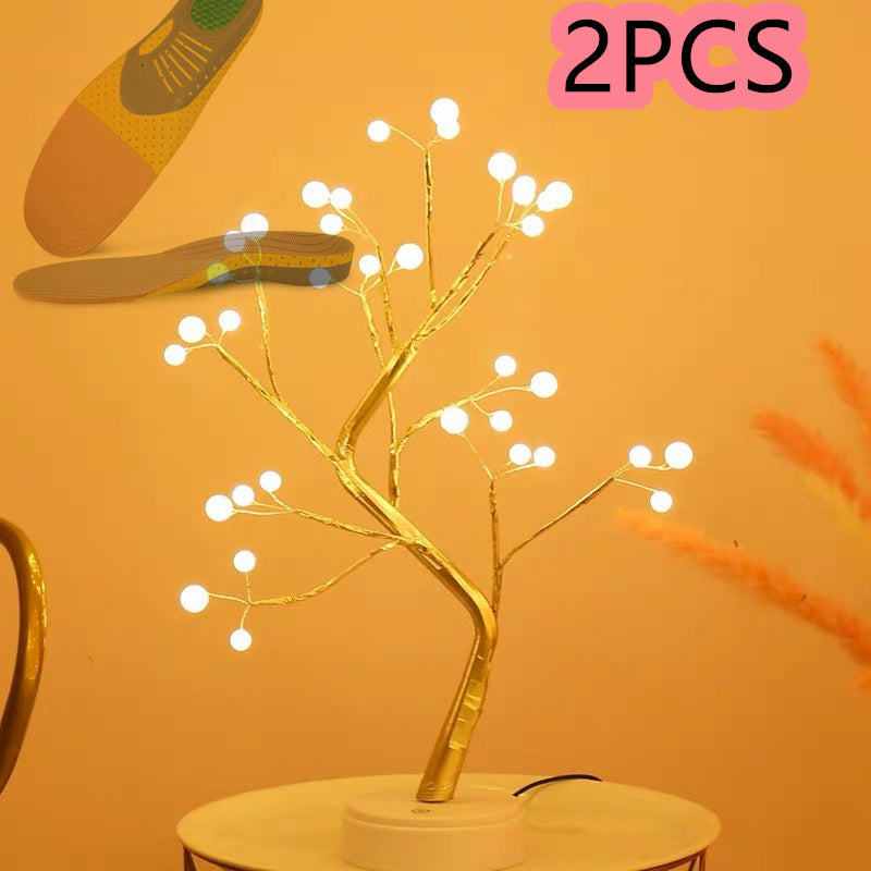 Lámpara LED de alambre de cobre para dormitorio
