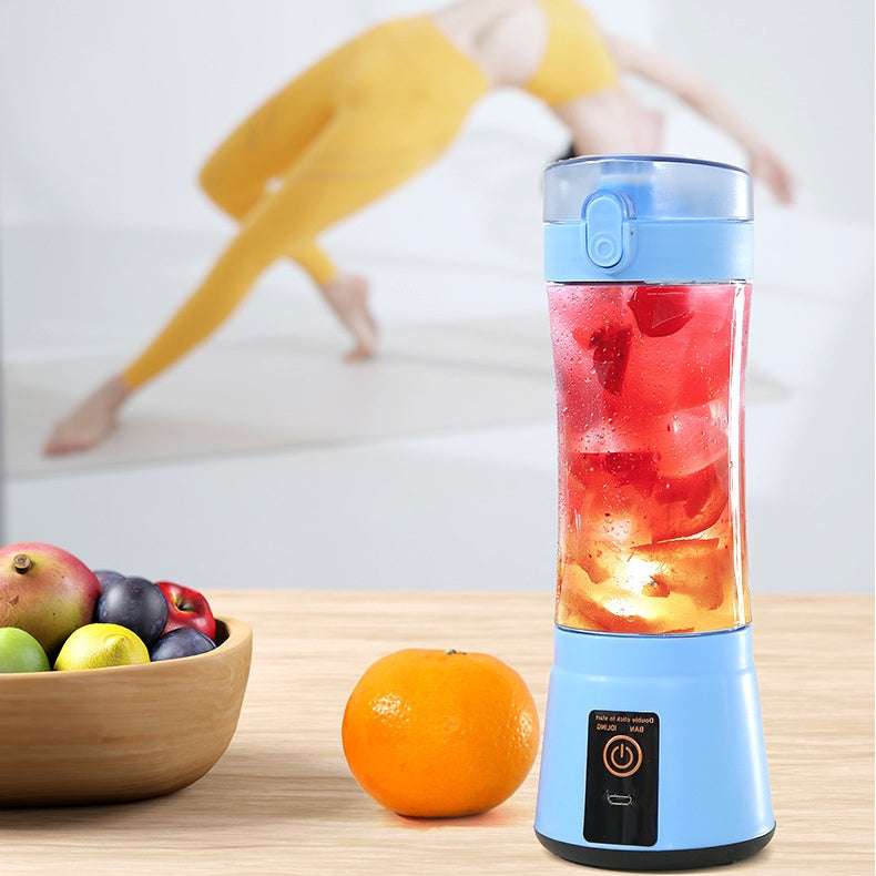 Exprimidor de frutas eléctrico portátil inalámbrico, recargable por USB, minilicuadora multifunción para batidos de verano, suministros de cocina