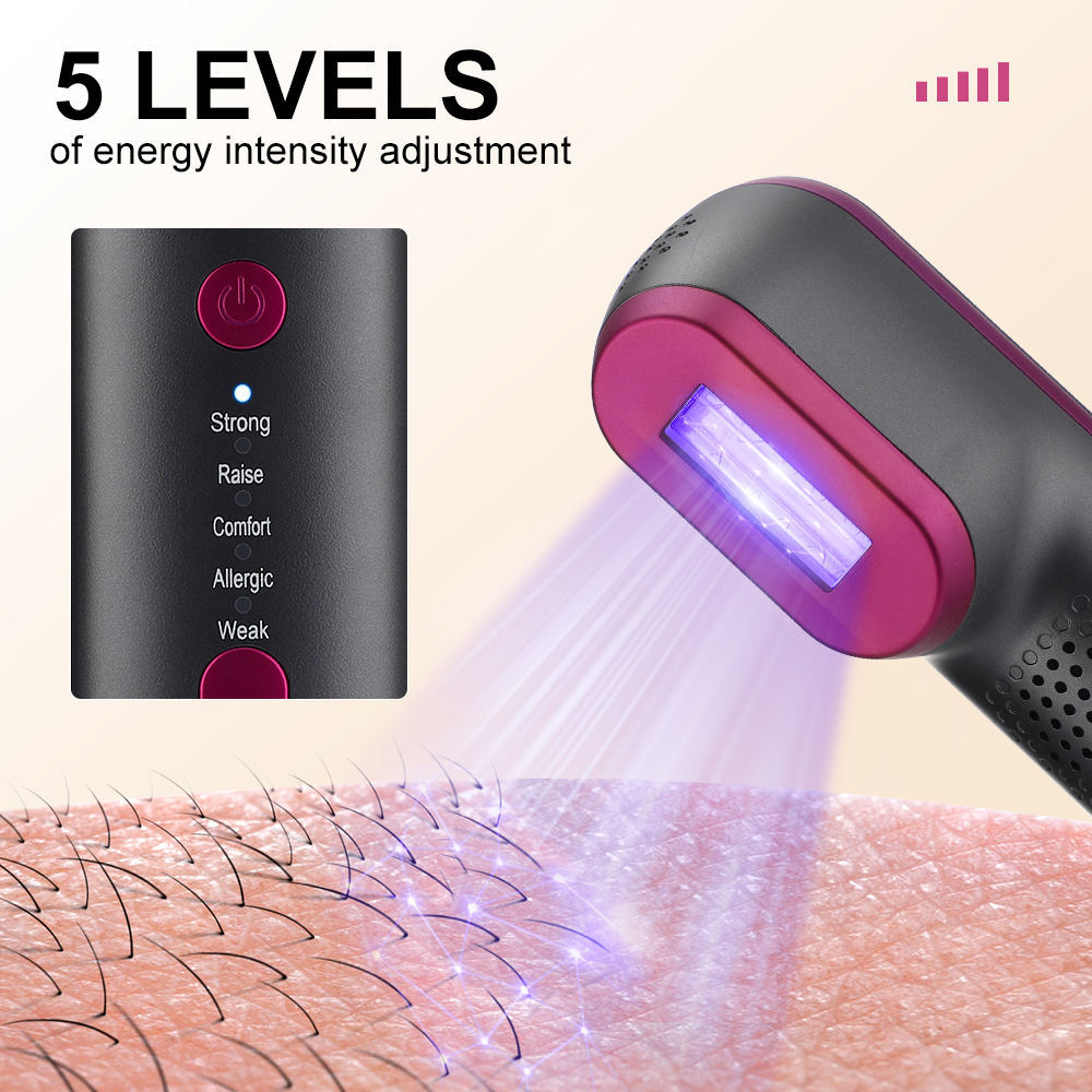 Depilación láser para mujeres y hombres, 100.000 flashes, IPL, sin dolor