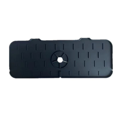 Alfombrilla absorbente de silicona para grifo de cocina, protector contra salpicaduras para fregadero, protector de encimera para baño y cocina.